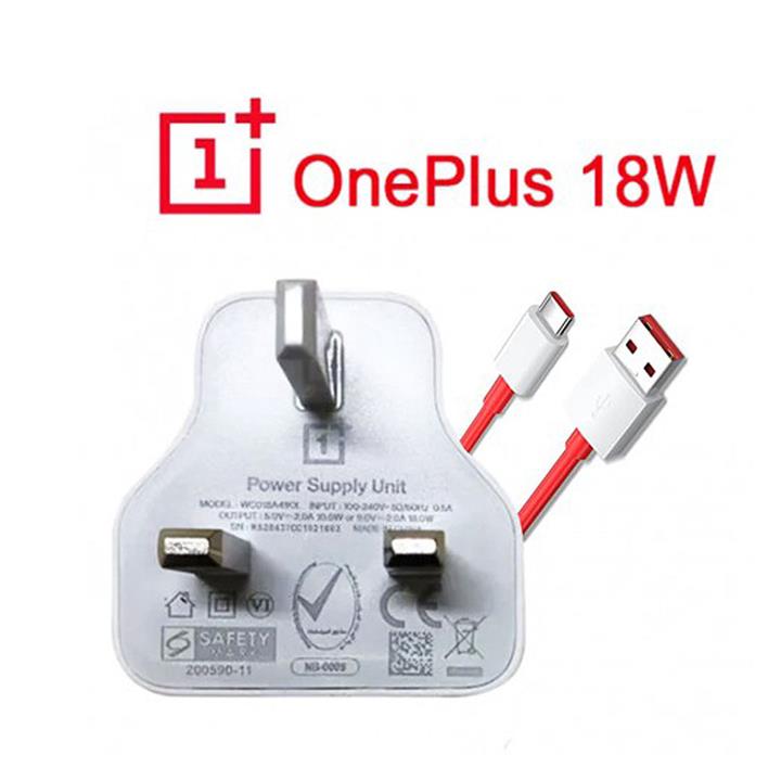 پک آداپتور و شارژر 18 واتی Oneplus